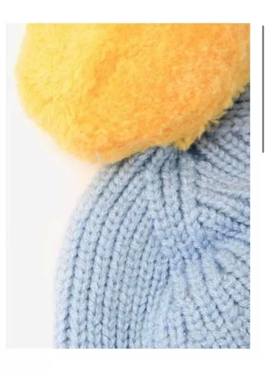 Picture of 80422-Childrens Sized Knitted Bobble Hat